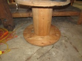 Wooden Slat Design Large Spindle Design Table