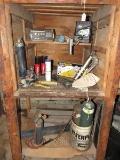 Lot - Central Pneumatic, JVC Radio, Grease Guns, Gas Canisters, Etc.