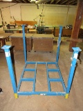 Tier-Rack Load-Nester Blue Metal Stand