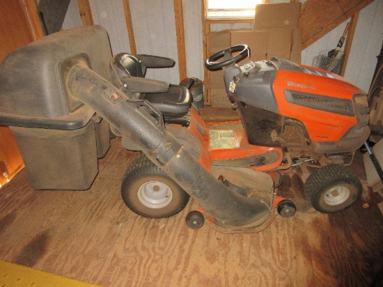 Husqvarna Riding Lawn Mower Features Intex V-Twin 24.0 Gross HP