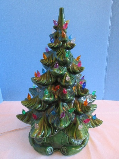 Yesteryear 17" Vintage Ceramic Christmas Tree