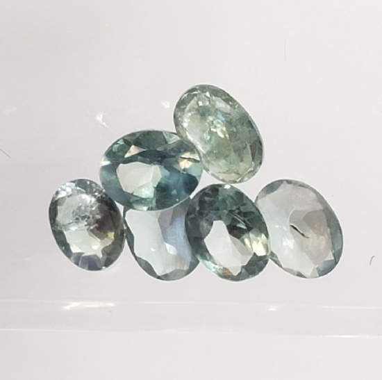 6 Gemstone Rare Genuine Color Changing Alexandrite 1ct