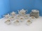 29 Pieces - Porcelain Tea Service Set Hand Painted Floral Bouquet