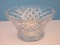 Lead Crystal Footed Diamond Pattern Center Piece 8