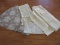 Lot - Misc. Linen Table Cloths Waverly Garden Room, Lace, Round Grape Vine Pattern, Etc.