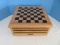 Wooden Multi-Game Set Chess, Checkers, Backgammon, Parcheesi