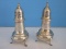 Pair - Gorham Sterling Silver #1109 Refined Classic Style Footed Salt & Pepper Shakers