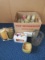 Lot - Misc. Scented Candles & Candle Holders