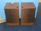 Pair - Base 501 Series Direct Reflecting Loud Speaker System Sold From 1980-1984