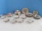 23 Pieces - Tea Service Set Fine China Heavily Embellished Geishas & Landscape Designs