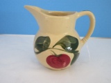 Watt Pottery Three Leaf Apple Pattern Creamer #62