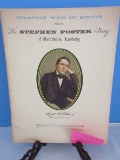 Souvenir Book of Songs The Stephen Foster Story of Bardstown Kentucky