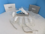 Lot - Wii Wireless Remote Controllers, Nun-Chuck Controllers, Nyko Perfect Shot & Covers