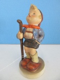 Goebel Hummel #16 Little Hiker Boy w/ Walking Stick 6 1/4