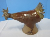 Southern Pottery Local Artist Rooster #2 Figure Artist Signed Patton Travelers Rest S.C.