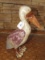 Tall Wooden Pelican Décor Figurine