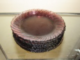 10 Amethyst Swirl Band Plates