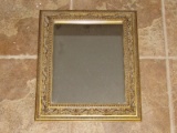 Wall Mounted Mirror in Ornate Gilted Wooden Frame/Matt