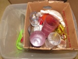 Misc. Glass Lot - Cups, Bowl, Etc.