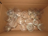 Misc. Glass Lot - Tumbler Glasses, Champagne Saucers, Water Goblets, Etc.