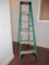 Werner Green Fiberglass A-Frame 6ft Ladder