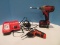 Lot - Milwaukee Cordless Impact Driver w/ Rapid Charge Base M18 Red Lithium XC