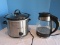 Lot - Original Slow Cooker Crock-Pot Model 3040-BC-NP, Mueller Model M995 Electric Kettle