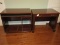 Lot - Simulated Wood Grain Desk w/ Drawer 28 3/4