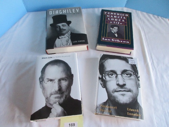 4 First Edition Books Diaghilev A Life © 2009 First Edition, Federico Garcia Lorca A Life © 1989