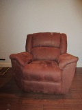 Haining Gelin Furniture CO. LTD Rocker Recliner Brown Faux Leather