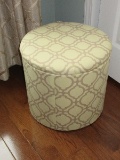Moroccan Pattern Upholstered Storage Foot Stool
