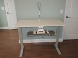 Human Scale Float Sit/Stand Adjustable Height Desk w/ Keyboard System & Monitor Mount