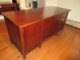 Winners Only Classic Cherry Willow Creek Collection Double Pedestal Computer Desk