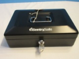 Sentry Safe Cash Box w/ Insert Tray Lock & Key