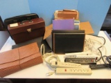 Lot - Misc. Office Supplies, Binders, Expanding File Pocket w/ Flap, Accordion File Organizer