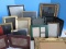 Lot - Misc. Picture Frames, Brass/Silver Tone, Antiqued Patina, Etc. Various Sizes