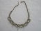 Spectacular Rhinestone Drape Swag Pendant Necklace