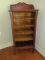 Mahogany Sheet Music Cabinet w/ Scrolled Acanthus Leaves Accent, Fitted Interior Shelves