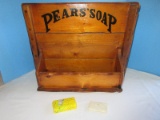 Pears' Soap Logo Pine Board Box Wall Décor