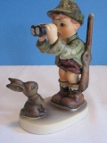 Vintage Goebel Hummel Good Hunting Boy w/ Rifle & Bunny Rabbit 5 1/4