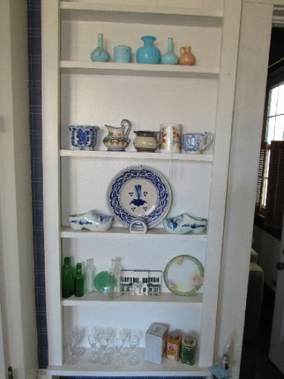 Lot - Artisto Copenhagen Bud Vase, Cup, Wedgwood Style Cup, Ceramic Clogs, Etc.