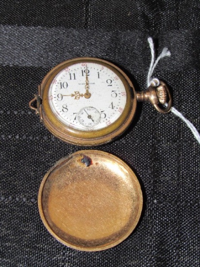 Antique Waltham Ornate Scroll Pattern Pocket Watch