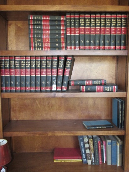 Book Lot - Colliers Encyclopedia, John Grisham, Health Facts, Jeffery Archer, Etc.