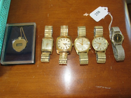 Watch Lot - Accutron, Timex, Elgin, Hamilton, Etc.
