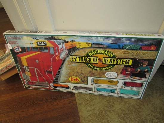 Buckmann E-Z Track System Thunderbolt in Box, W99 Choo Choo Wind Up Train