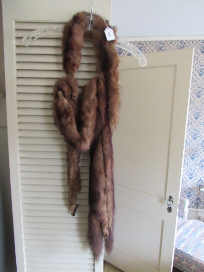 Vintage Woman's Fur Neck Throw
