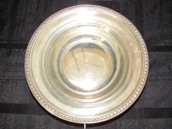 W.M. Rogers Sterling 3070 Bowl Rose Pattern Band