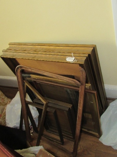 Frame Lot - Gilded Wooden Frames, Meta, Various Sizes, Etc.