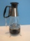 Retro Pyrex Brand Glassware The Silex Co. 6 Cup Carafe w/ Stainless Band