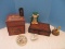 Group - Christmas Village Box, Simulated Burled Walnut Keepsake Box